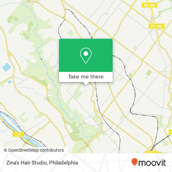 Zina's Hair Studio map