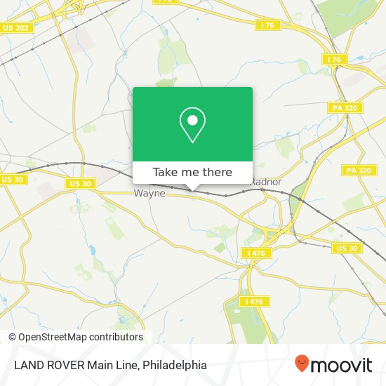 Mapa de LAND ROVER Main Line