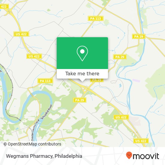 Wegmans Pharmacy map