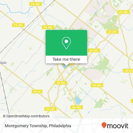 Mapa de Montgomery Township