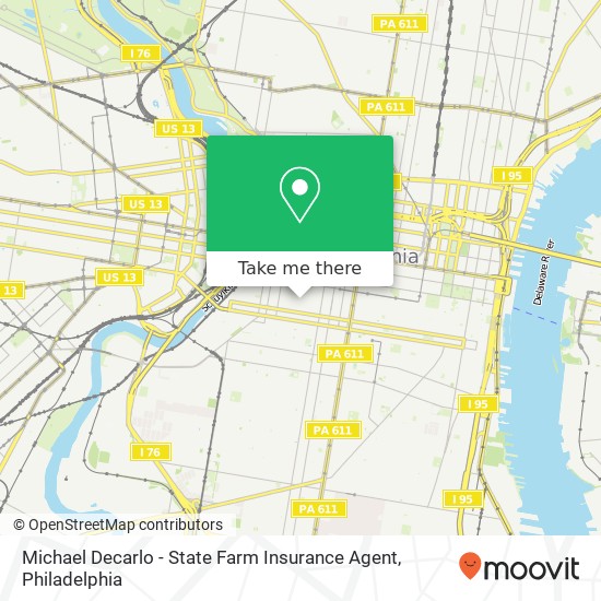 Michael Decarlo - State Farm Insurance Agent map