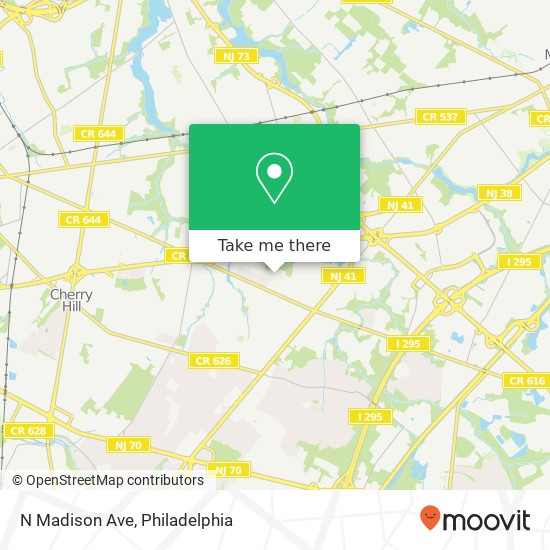 Mapa de N Madison Ave