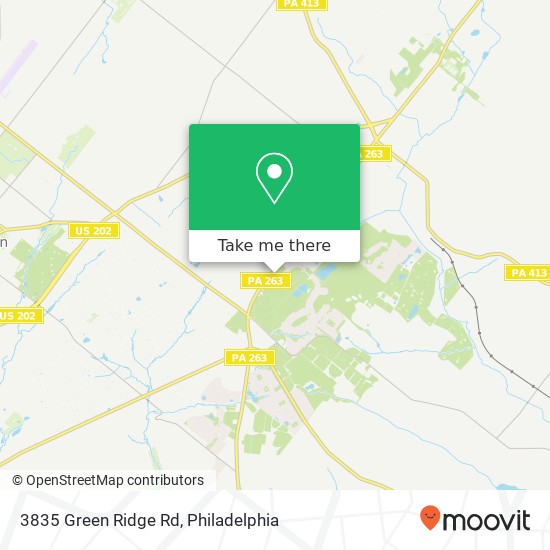 3835 Green Ridge Rd map