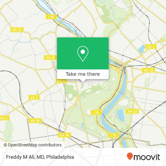 Freddy M Ali, MD map