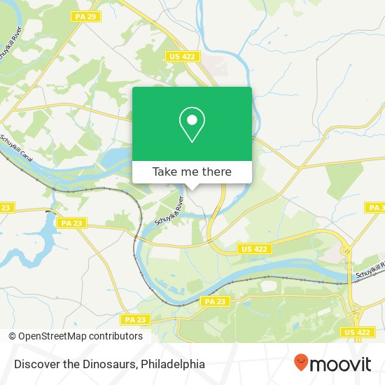 Discover the Dinosaurs map