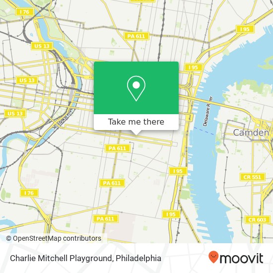 Charlie Mitchell Playground map