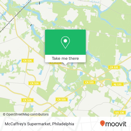 McCaffrey's Supermarket map