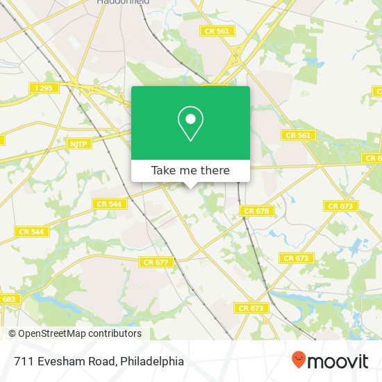 Mapa de 711 Evesham Road