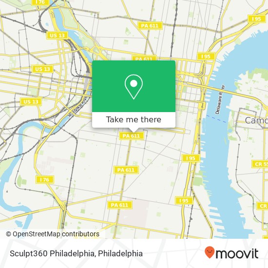 Mapa de Sculpt360 Philadelphia