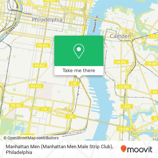 Manhattan Men (Manhattan Men Male Strip Club) map