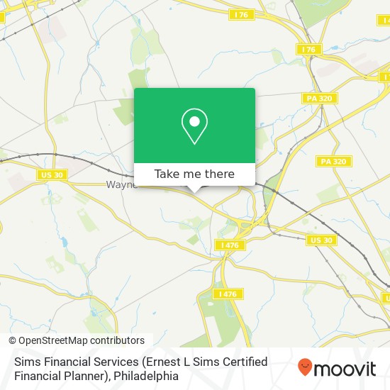 Sims Financial Services (Ernest L Sims Certified Financial Planner) map