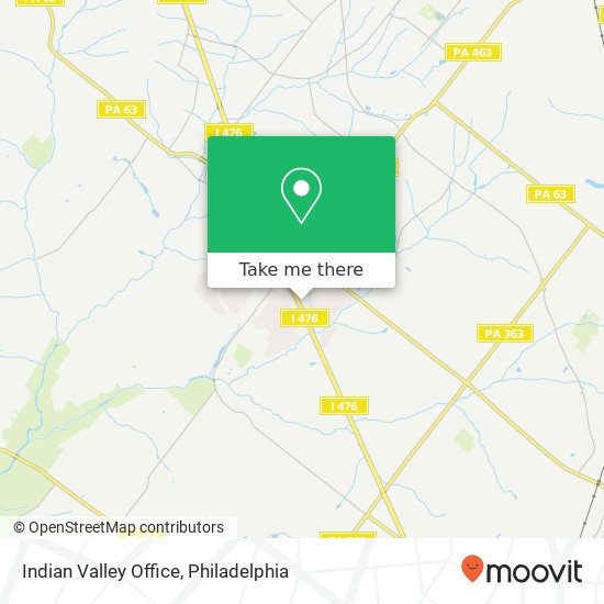 Indian Valley Office map