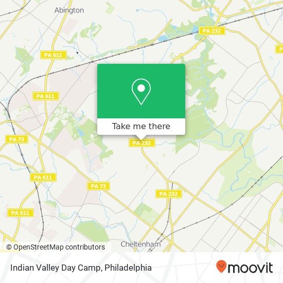 Indian Valley Day Camp map
