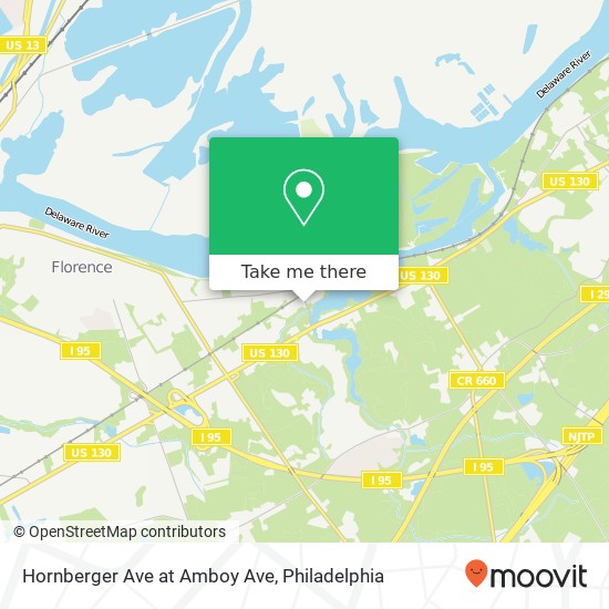 Mapa de Hornberger Ave at Amboy Ave