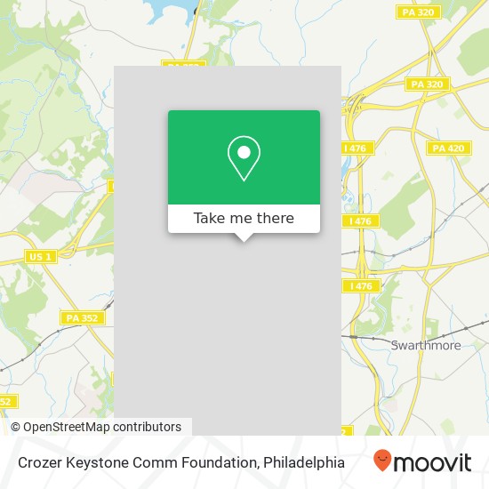 Mapa de Crozer Keystone Comm Foundation