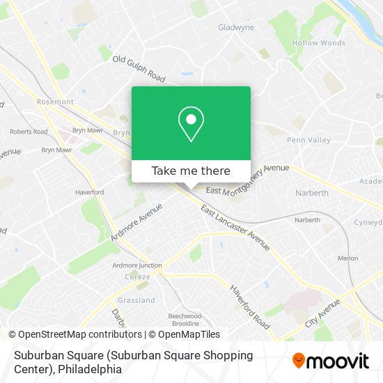 Suburban Square (Suburban Square Shopping Center) map