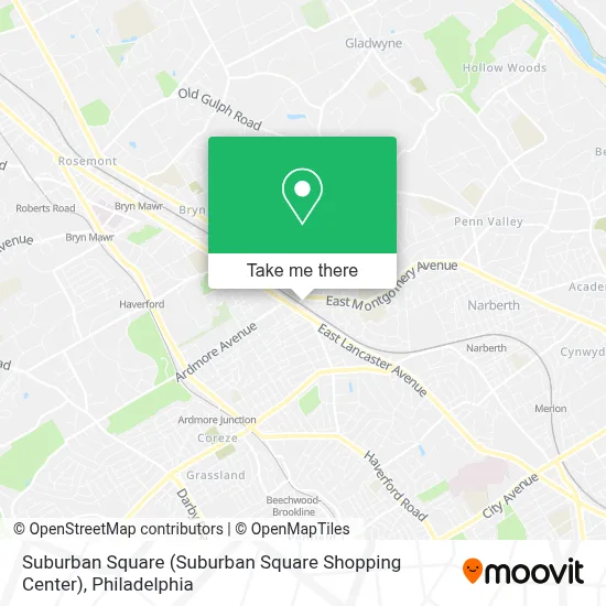 Suburban Square (Suburban Square Shopping Center) map