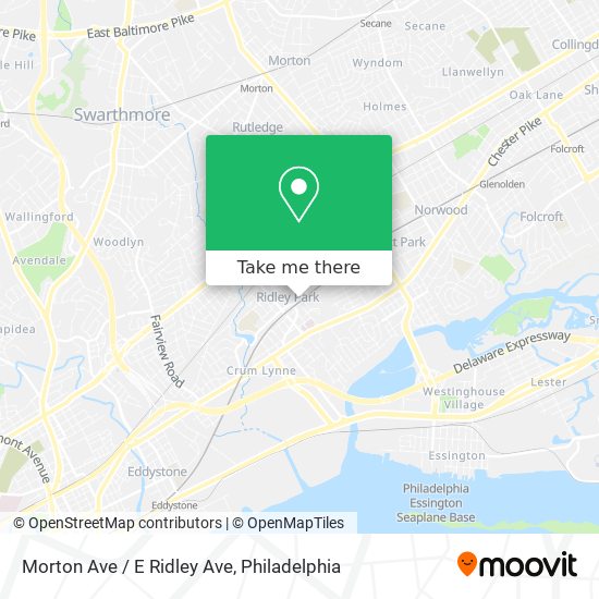 Mapa de Morton Ave / E Ridley Ave
