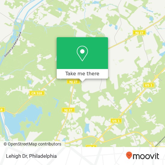 Mapa de Lehigh Dr