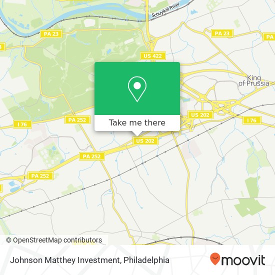 Mapa de Johnson Matthey Investment