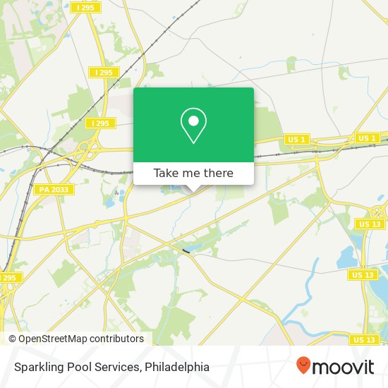 Sparkling Pool Services map