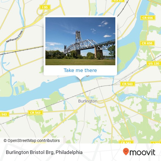 Mapa de Burlington Bristol Brg