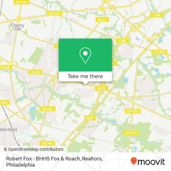 Mapa de Robert Fox - BHHS Fox & Roach, Realtors