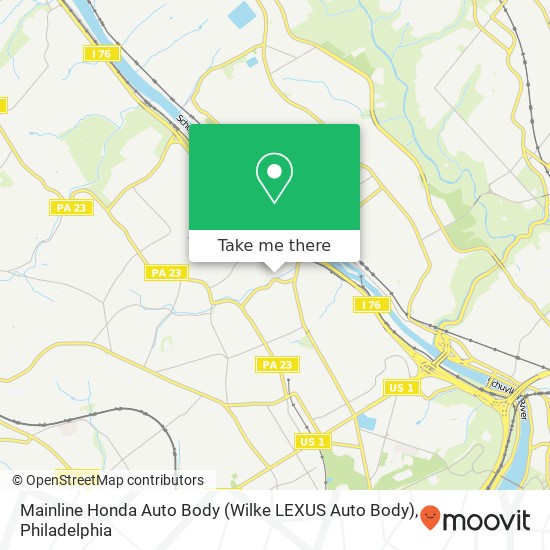 Mapa de Mainline Honda Auto Body (Wilke LEXUS Auto Body)