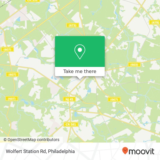 Mapa de Wolfert Station Rd