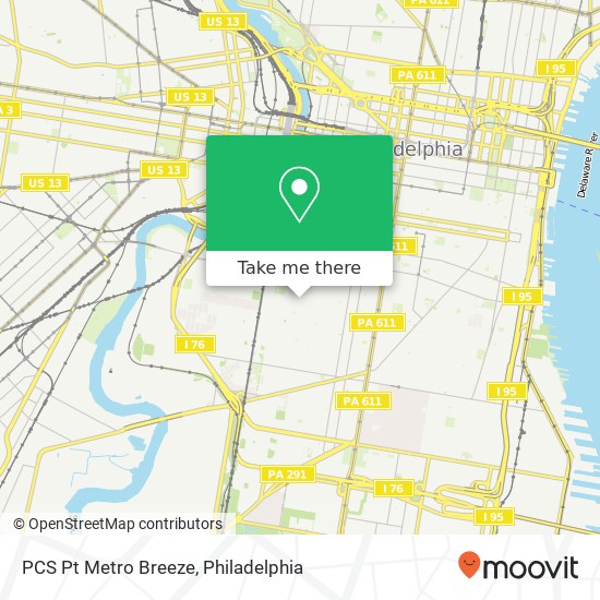 Mapa de PCS Pt Metro Breeze