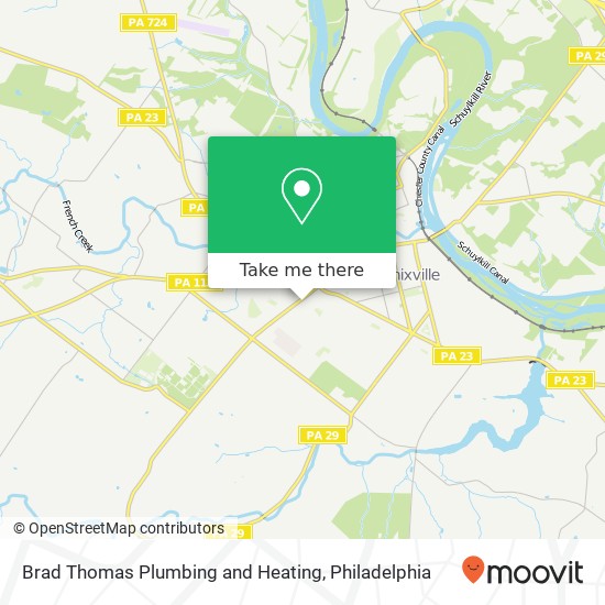 Brad Thomas Plumbing and Heating map