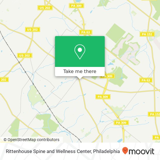 Rittenhouse Spine and Wellness Center map