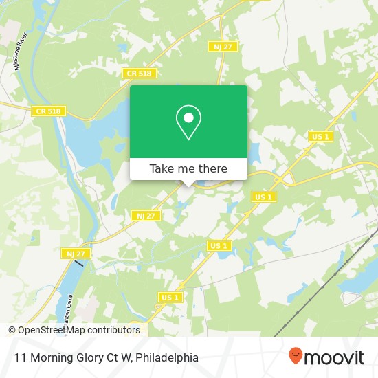 11 Morning Glory Ct W map