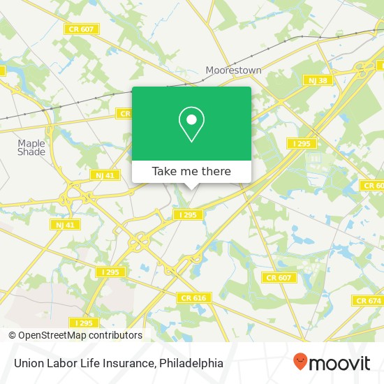 Union Labor Life Insurance map