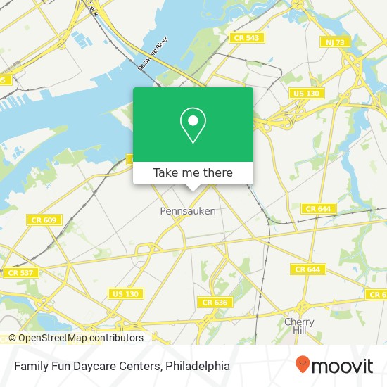 Mapa de Family Fun Daycare Centers