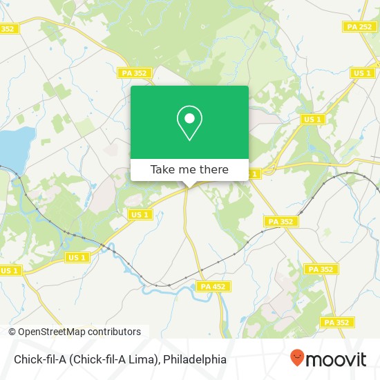 Mapa de Chick-fil-A