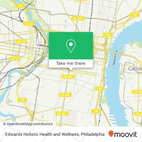 Edwards Holistic Health and Wellness map