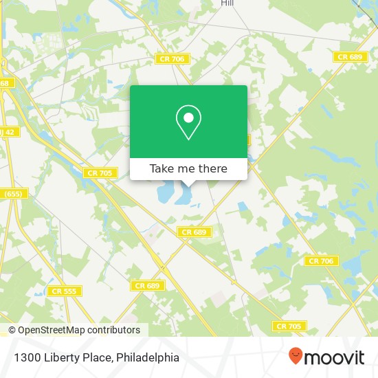 1300 Liberty Place map