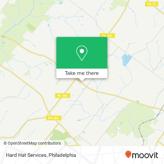 Mapa de Hard Hat Services