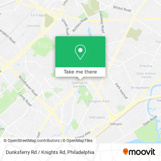 Dunksferry Rd / Knights Rd map