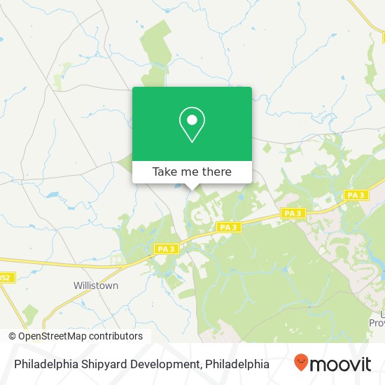 Philadelphia Shipyard Development map