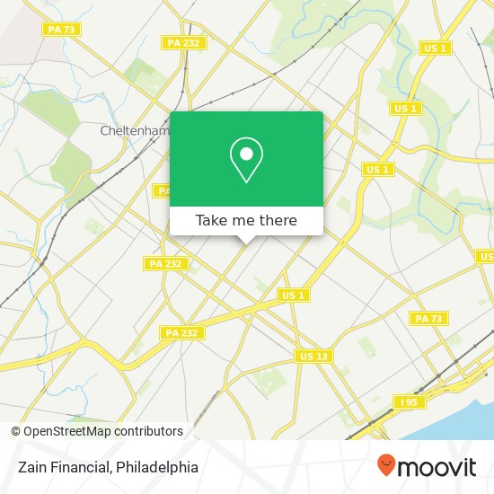 Zain Financial map