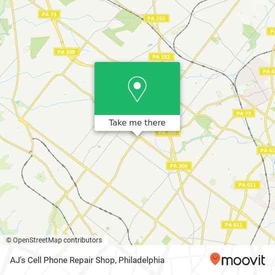 AJ's Cell Phone Repair Shop map