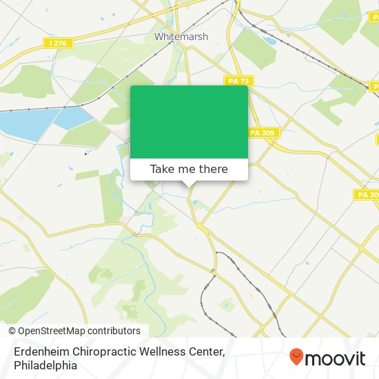 Erdenheim Chiropractic Wellness Center map
