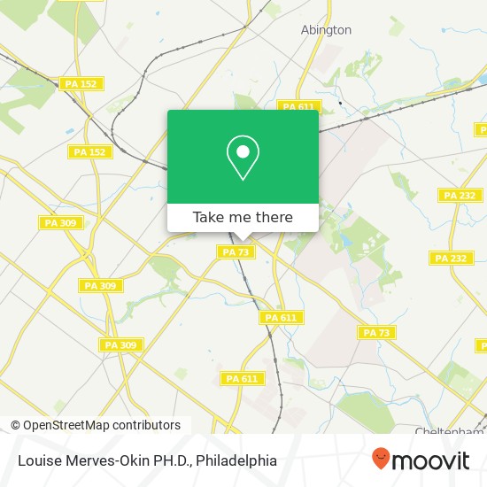 Mapa de Louise Merves-Okin PH.D.