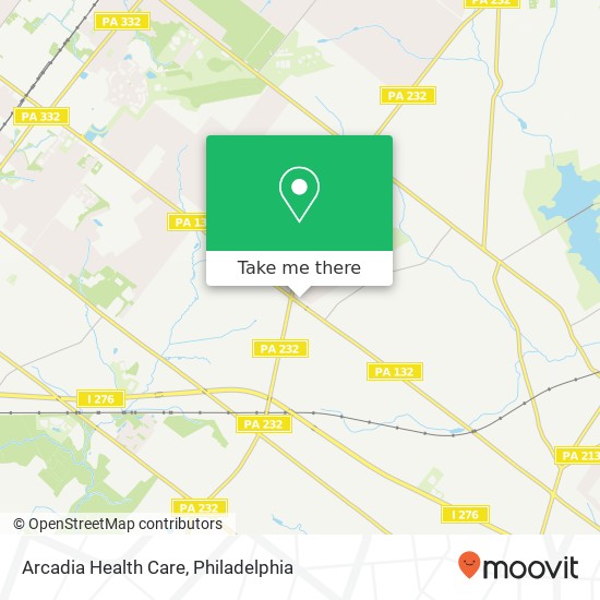 Mapa de Arcadia Health Care