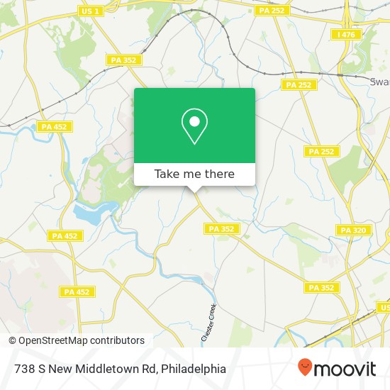 738 S New Middletown Rd map