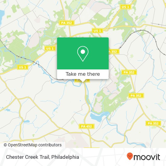 Mapa de Chester Creek Trail