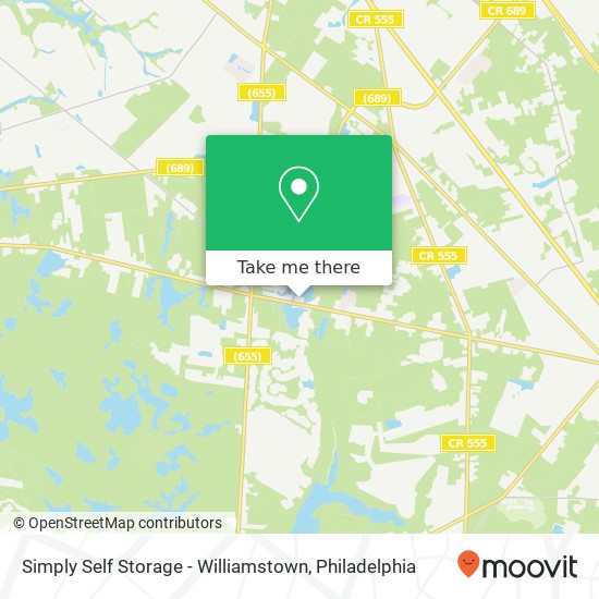 Mapa de Simply Self Storage - Williamstown