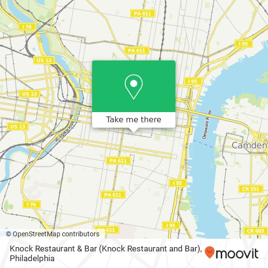 Knock Restaurant & Bar map